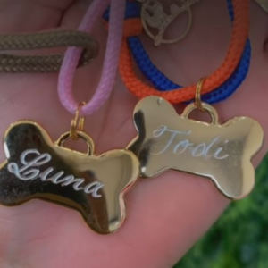 Plaquinha de Identificação para Pet